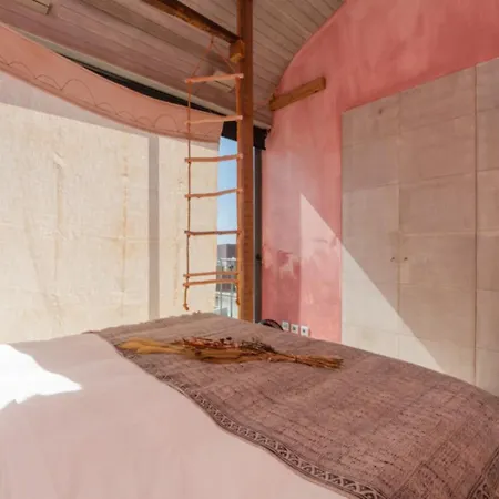 Pink House Santa Cruz فيلة